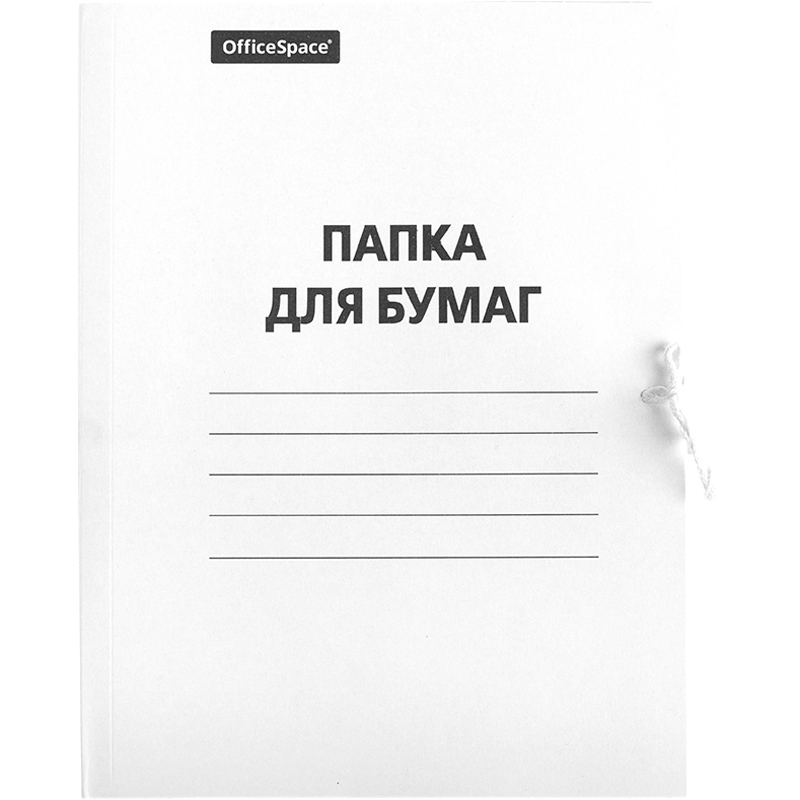 Папка д/бумаги с завязками картон мелованая 380гр 257303 | Магазин канцтоваров и игрушек Львёнок